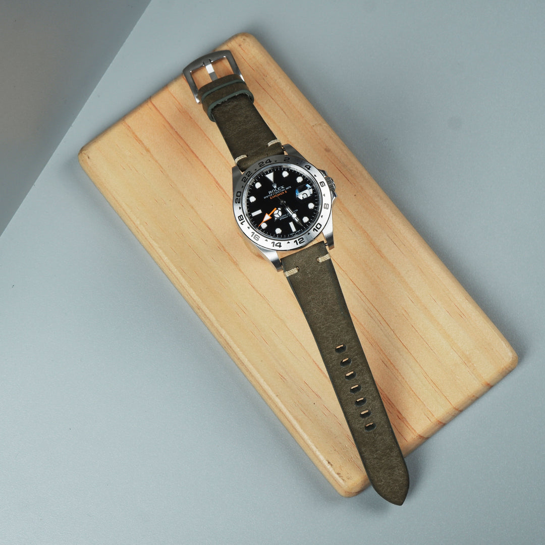 Rolex Explorer Straps - Minimalist Diablo Grey – Liger Straps