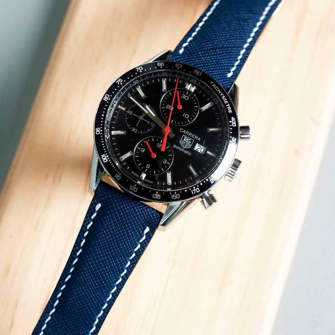 Tag heuer blue strap cheap