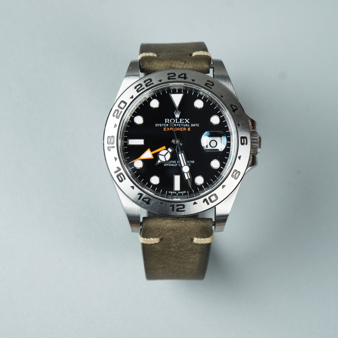 Rolex Explorer Straps - Minimalist Diablo Grey – Liger Straps