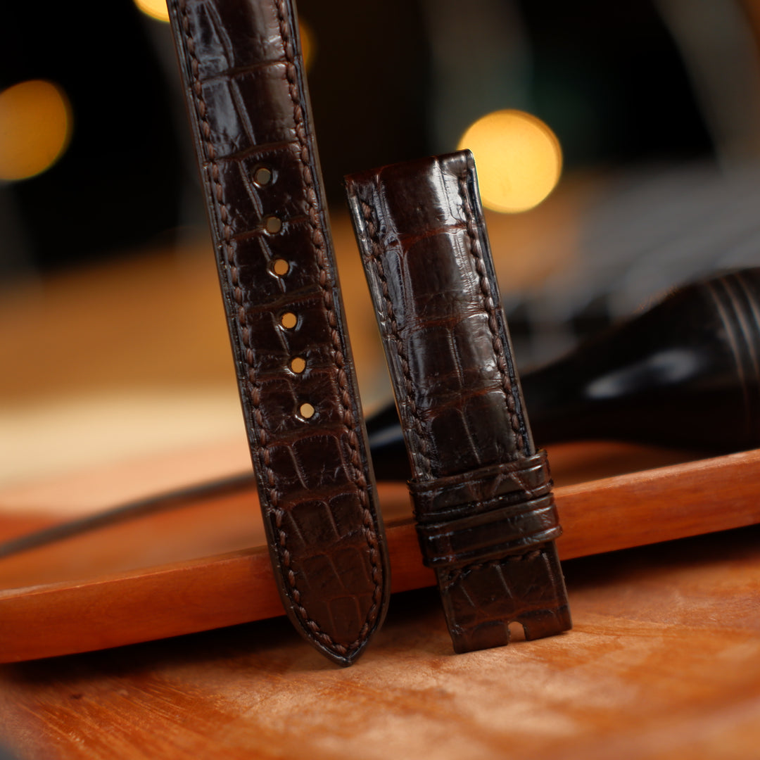 Breitling Super Ocean Heritage Straps - Croco Tobacco – Liger Straps