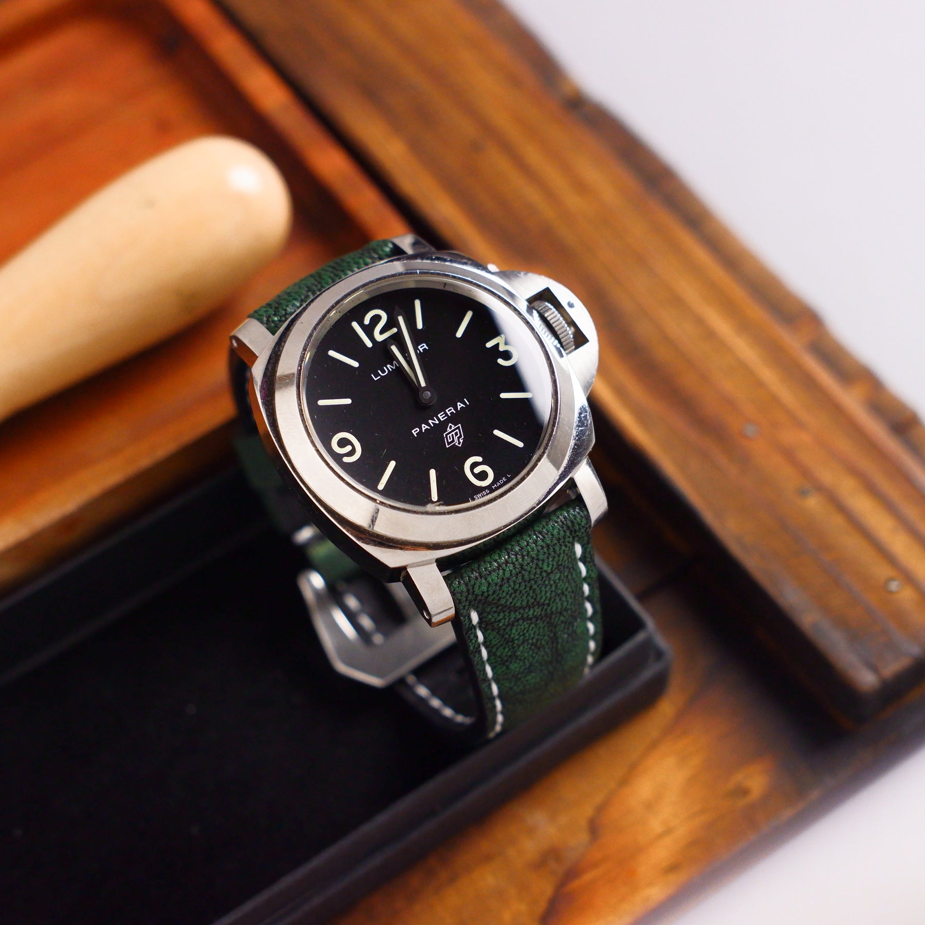 Panerai Luminor Straps Elephant Dark Green Liger Straps