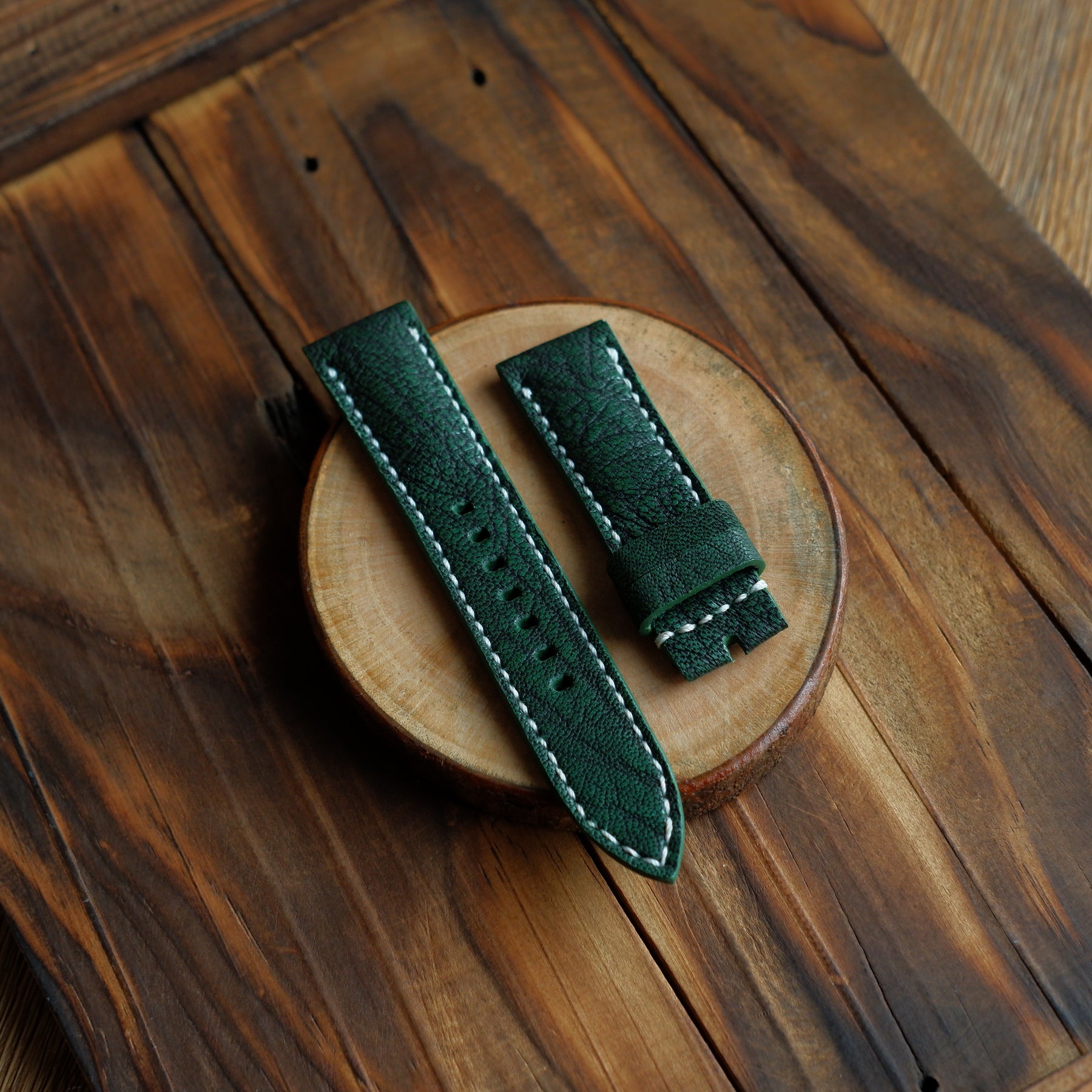 Panerai Luminor Straps Elephant Dark Green Liger Straps