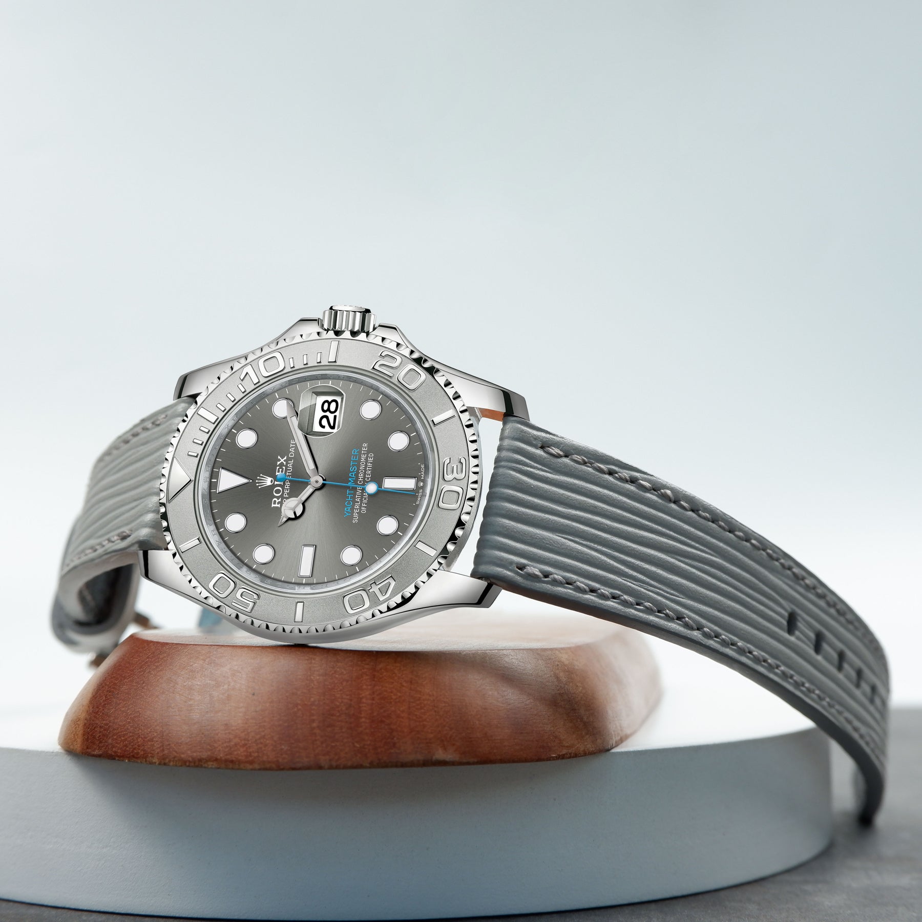 Yacht Master Rhodium On Strap Rolex Yacht Master Straps Epi Light