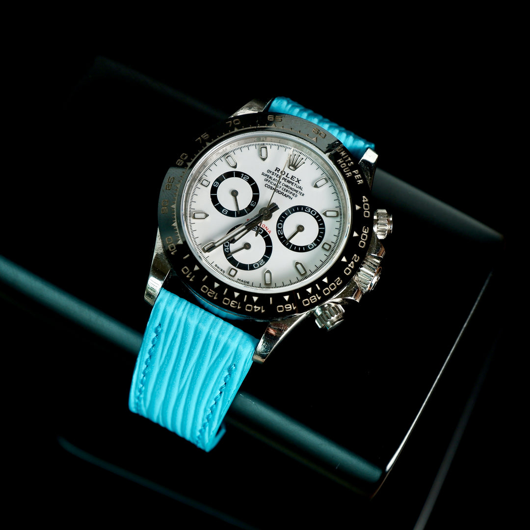 Rolex Daytona Straps - Epi Tiffany Blue – Liger Straps