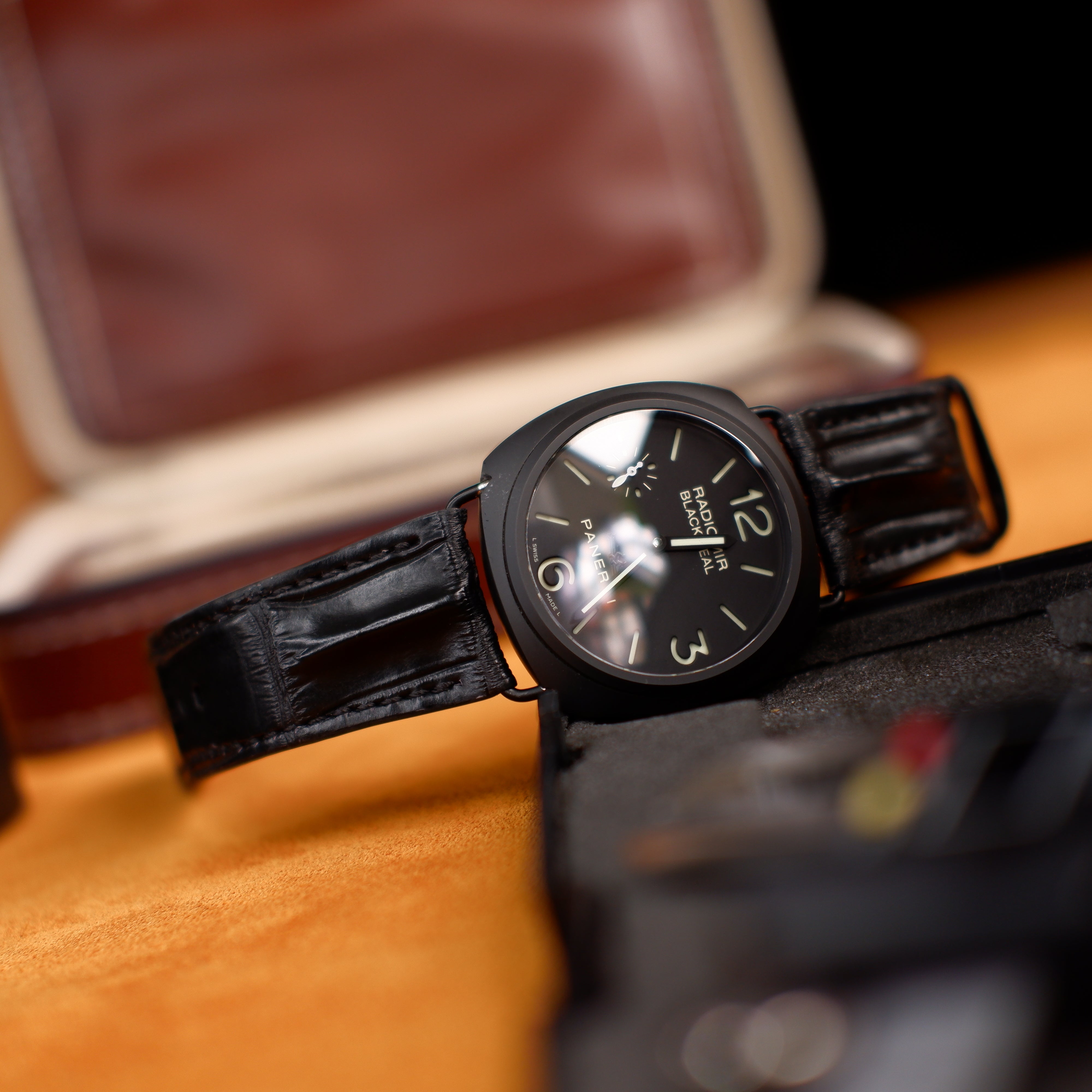 Panerai Radiomir Straps - Hornback Black – Liger Straps