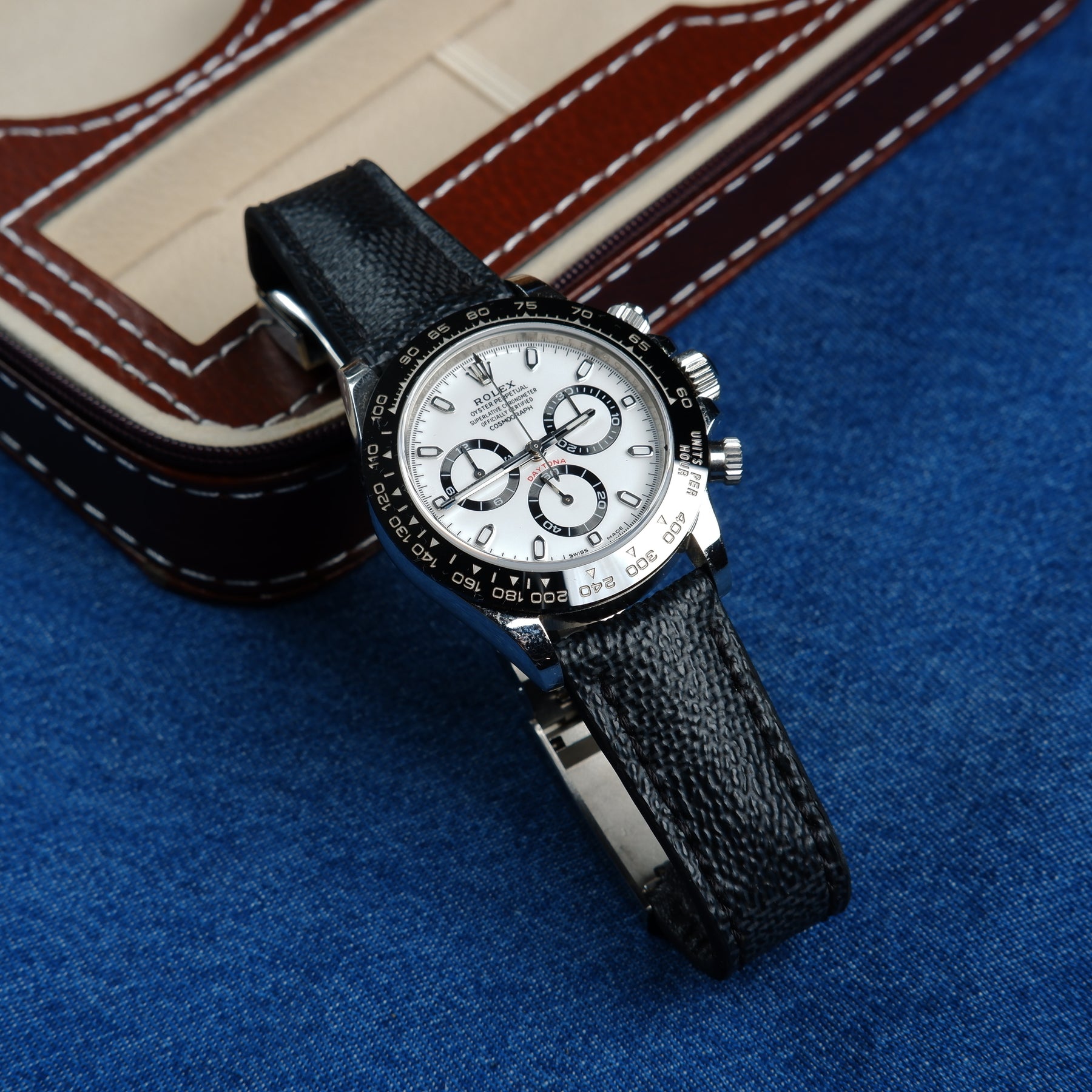 Other Rolex Watches Straps - Louis Vuitton Ebene Logo