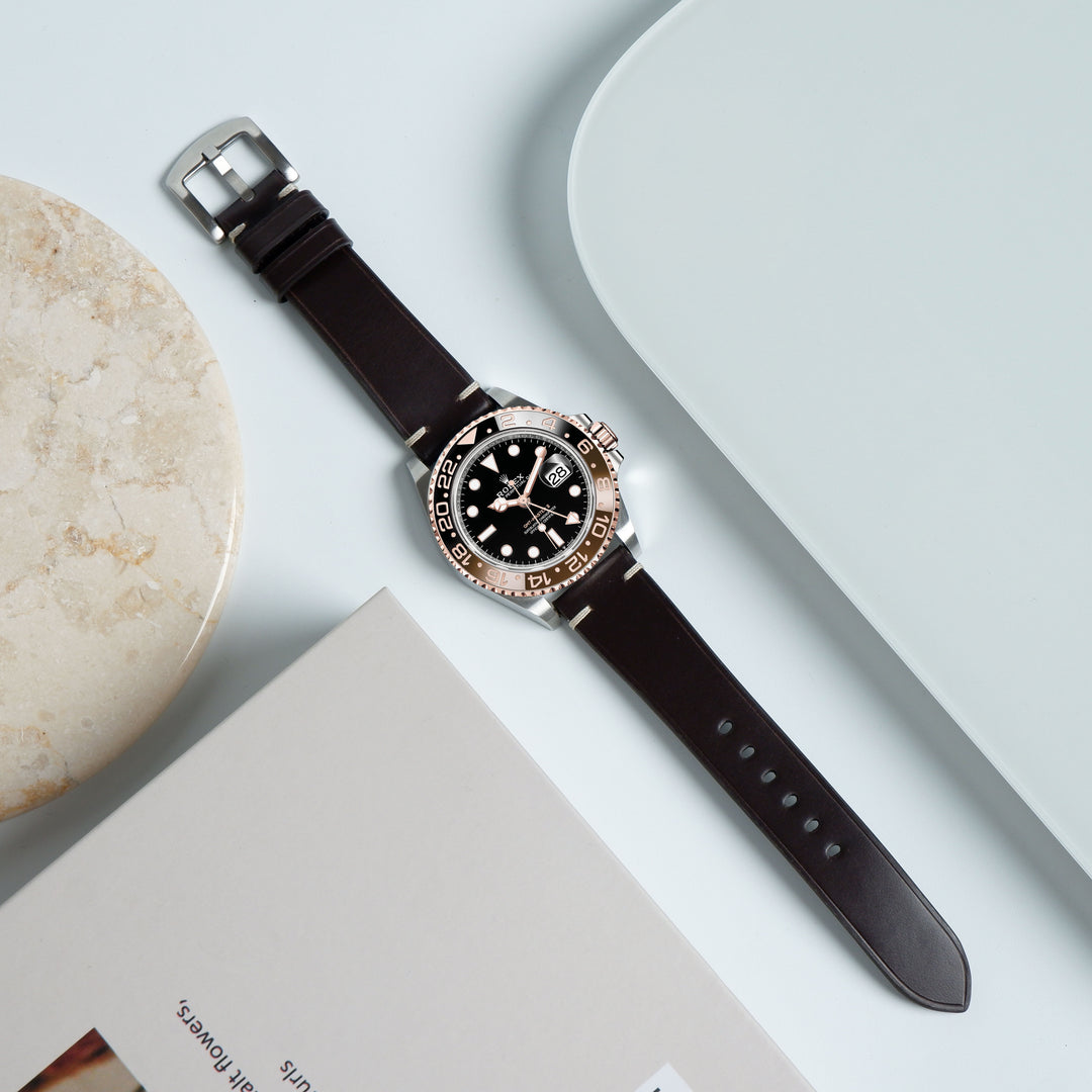 Rolex gmt rose gold rubber strap outlet