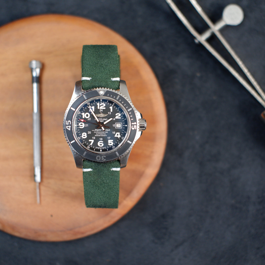Breitling green strap store